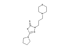 3-(3-morpholinopropyl)-5-pyrrolidino-1,3,4-thiadiazole-2-thione