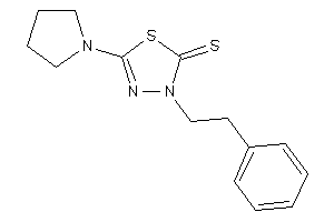 3-phenethyl-5-pyrrolidino-1,3,4-thiadiazole-2-thione