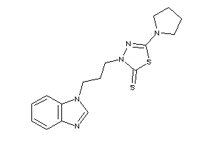 3-[3-(benzimidazol-1-yl)propyl]-5-pyrrolidino-1,3,4-thiadiazole-2-thione