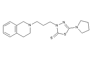 3-[3-(3,4-dihydro-1H-isoquinolin-2-yl)propyl]-5-pyrrolidino-1,3,4-thiadiazole-2-thione