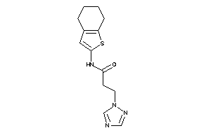 N-(4,5,6,7-tetrahydrobenzothiophen-2-yl)-3-(1,2,4-triazol-1-yl)propionamide