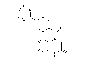 4-(1-pyridazin-3-ylisonipecotoyl)-1,3-dihydroquinoxalin-2-one