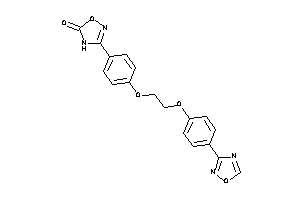 3-[4-[2-[4-(1,2,4-oxadiazol-3-yl)phenoxy]ethoxy]phenyl]-4H-1,2,4-oxadiazol-5-one