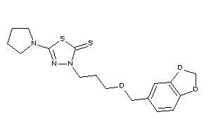 3-(3-piperonyloxypropyl)-5-pyrrolidino-1,3,4-thiadiazole-2-thione