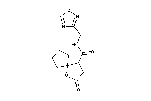 3-keto-N-(1,2,4-oxadiazol-3-ylmethyl)-4-oxaspiro[4.4]nonane-1-carboxamide