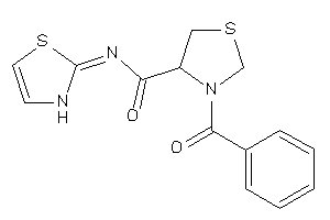 3-benzoyl-N-(4-thiazolin-2-ylidene)thiazolidine-4-carboxamide