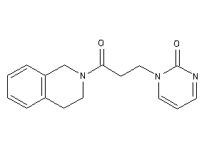 1-[3-(3,4-dihydro-1H-isoquinolin-2-yl)-3-keto-propyl]pyrimidin-2-one