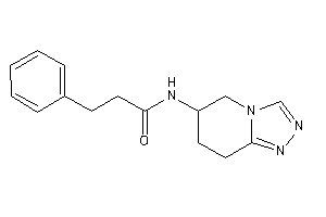 3-phenyl-N-(5,6,7,8-tetrahydro-[1,2,4]triazolo[4,3-a]pyridin-6-yl)propionamide