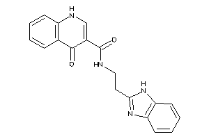 N-[2-(1H-benzimidazol-2-yl)ethyl]-4-keto-1H-quinoline-3-carboxamide