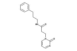 3-(2-ketopyrimidin-1-yl)-N-(3-phenylpropyl)propionamide