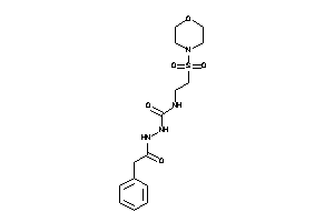 Image of 1-(2-morpholinosulfonylethyl)-3-[(2-phenylacetyl)amino]urea