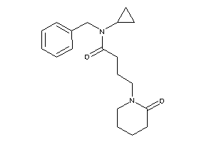 N-benzyl-N-cyclopropyl-4-(2-ketopiperidino)butyramide