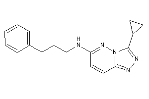 (3-cyclopropyl-[1,2,4]triazolo[3,4-f]pyridazin-6-yl)-(3-phenylpropyl)amine