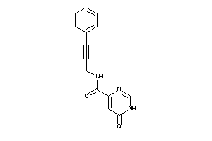 6-keto-N-(3-phenylprop-2-ynyl)-1H-pyrimidine-4-carboxamide