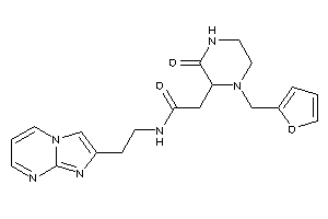 2-[1-(2-furfuryl)-3-keto-piperazin-2-yl]-N-(2-imidazo[1,2-a]pyrimidin-2-ylethyl)acetamide