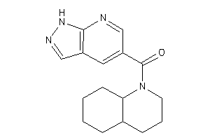 3,4,4a,5,6,7,8,8a-octahydro-2H-quinolin-1-yl(1H-pyrazolo[3,4-b]pyridin-5-yl)methanone