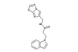 N-(imidazo[2,1-b][1,3,4]thiadiazol-6-ylmethyl)-3-indol-1-yl-propionamide