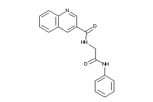 N-(2-anilino-2-keto-ethyl)quinoline-3-carboxamide