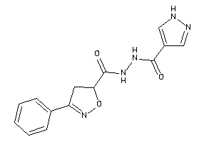 3-phenyl-N'-(1H-pyrazole-4-carbonyl)-2-isoxazoline-5-carbohydrazide