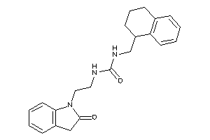 1-[2-(2-ketoindolin-1-yl)ethyl]-3-(tetralin-1-ylmethyl)urea