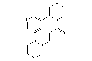 3-(oxazinan-2-yl)-1-[2-(3-pyridyl)piperidino]propan-1-one