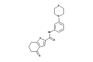 4-keto-N-(3-morpholinophenyl)-6,7-dihydro-5H-benzofuran-2-carboxamide