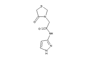 2-(4-ketothiazolidin-3-yl)-N-(1H-pyrazol-3-yl)acetamide