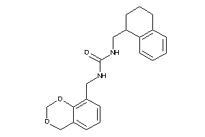 1-(4H-1,3-benzodioxin-8-ylmethyl)-3-(tetralin-1-ylmethyl)urea