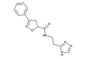 3-phenyl-N-[2-(4H-1,2,4-triazol-3-yl)ethyl]-2-isoxazoline-5-carboxamide