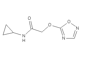 Image of N-cyclopropyl-2-(1,2,4-oxadiazol-5-yloxy)acetamide