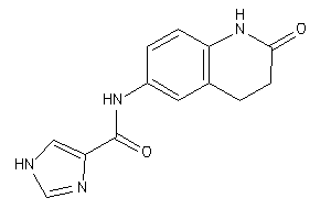 N-(2-keto-3,4-dihydro-1H-quinolin-6-yl)-1H-imidazole-4-carboxamide