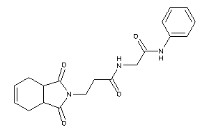 N-(2-anilino-2-keto-ethyl)-3-(1,3-diketo-3a,4,7,7a-tetrahydroisoindol-2-yl)propionamide