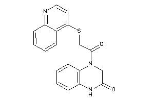 4-[2-(4-quinolylthio)acetyl]-1,3-dihydroquinoxalin-2-one