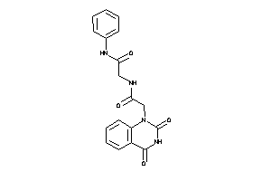 2-[[2-(2,4-diketoquinazolin-1-yl)acetyl]amino]-N-phenyl-acetamide