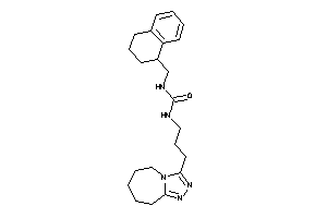 1-[3-(6,7,8,9-tetrahydro-5H-[1,2,4]triazolo[4,3-a]azepin-3-yl)propyl]-3-(tetralin-1-ylmethyl)urea