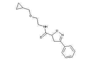 N-[2-(cyclopropylmethoxy)ethyl]-3-phenyl-2-isoxazoline-5-carboxamide