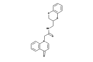 N-(2,3-dihydro-1,4-benzodioxin-3-ylmethyl)-2-(4-keto-1-quinolyl)acetamide