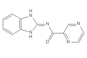 N-(1,3-dihydrobenzimidazol-2-ylidene)pyrazinamide