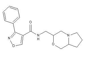 N-(3,4,6,7,8,8a-hexahydro-1H-pyrrolo[2,1-c][1,4]oxazin-3-ylmethyl)-3-phenyl-isoxazole-4-carboxamide