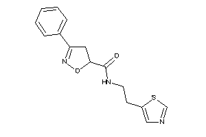 3-phenyl-N-(2-thiazol-5-ylethyl)-2-isoxazoline-5-carboxamide