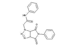 2-(4,6-diketo-5-phenyl-3a,6a-dihydropyrrolo[3,4-d]triazol-1-yl)-N-phenyl-acetamide