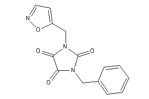 1-benzyl-3-(isoxazol-5-ylmethyl)imidazolidine-2,4,5-trione