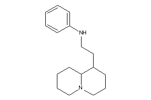 Phenyl(2-quinolizidin-1-ylethyl)amine