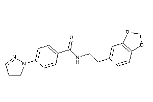 N-homopiperonyl-4-(2-pyrazolin-1-yl)benzamide