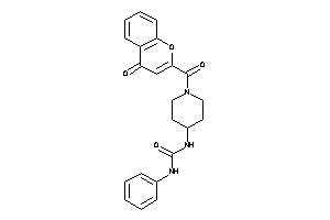 1-[1-(4-ketochromene-2-carbonyl)-4-piperidyl]-3-phenyl-urea