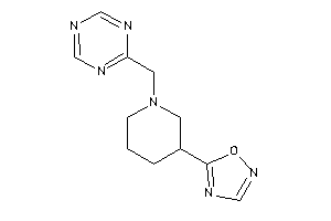 5-[1-(s-triazin-2-ylmethyl)-3-piperidyl]-1,2,4-oxadiazole