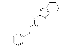 2-(2-pyridylthio)-N-(4,5,6,7-tetrahydrobenzothiophen-2-yl)acetamide