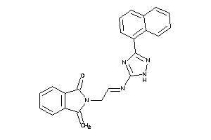 3-methylene-2-[2-[[3-(1-naphthyl)-1H-1,2,4-triazol-5-yl]imino]ethyl]isoindolin-1-one