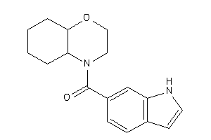 2,3,4a,5,6,7,8,8a-octahydrobenzo[b][1,4]oxazin-4-yl(1H-indol-6-yl)methanone