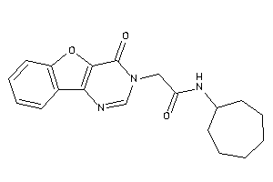 N-cycloheptyl-2-(4-ketobenzofuro[3,2-d]pyrimidin-3-yl)acetamide